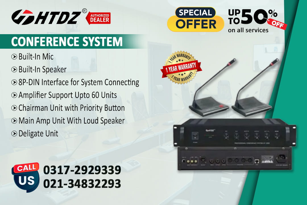 HTDZ Professional Conference System with 50% off Service