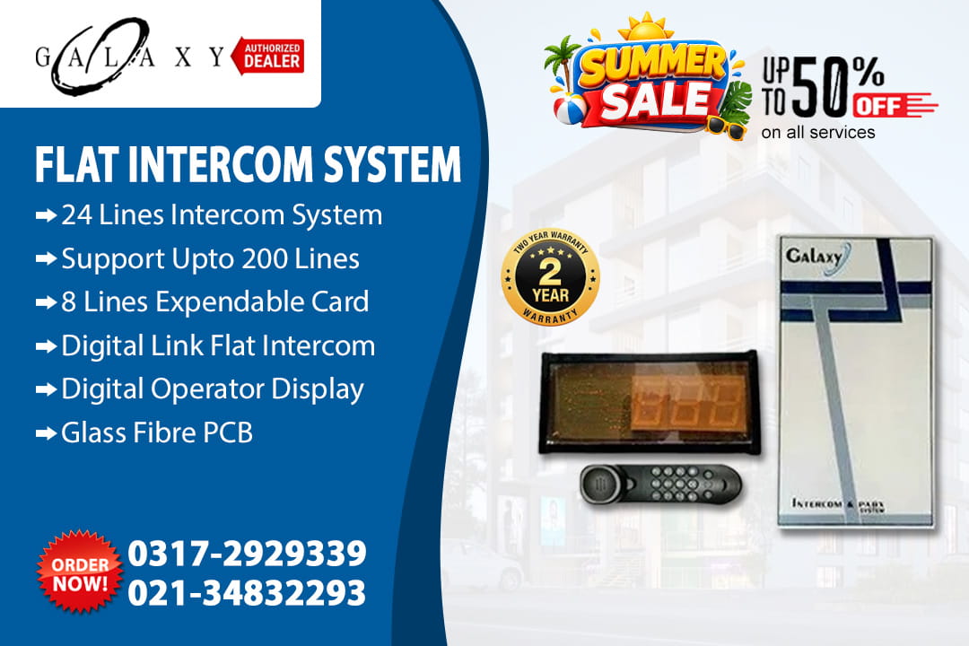 Flat Intercom System with 50% off Service