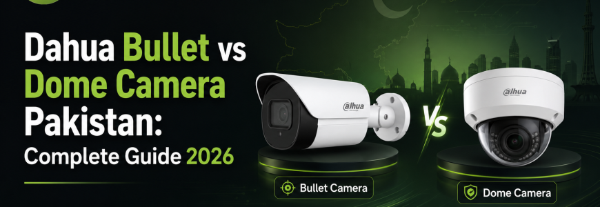 Dahua Bullet vs Dome Camera Pakistan: Complete Guide 2026