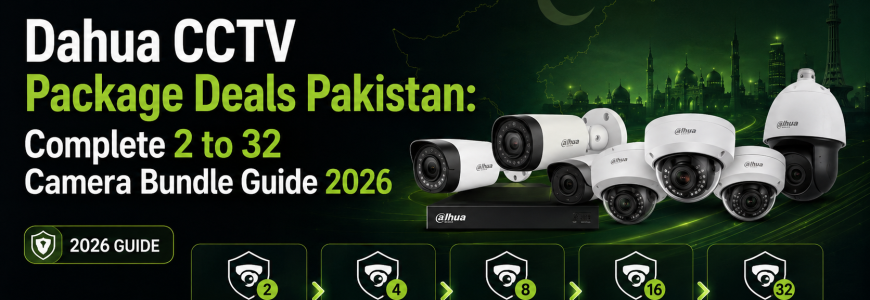Dahua CCTV Package Deals Pakistan Complete 2 to 32 Camera Bundle Guide 2026