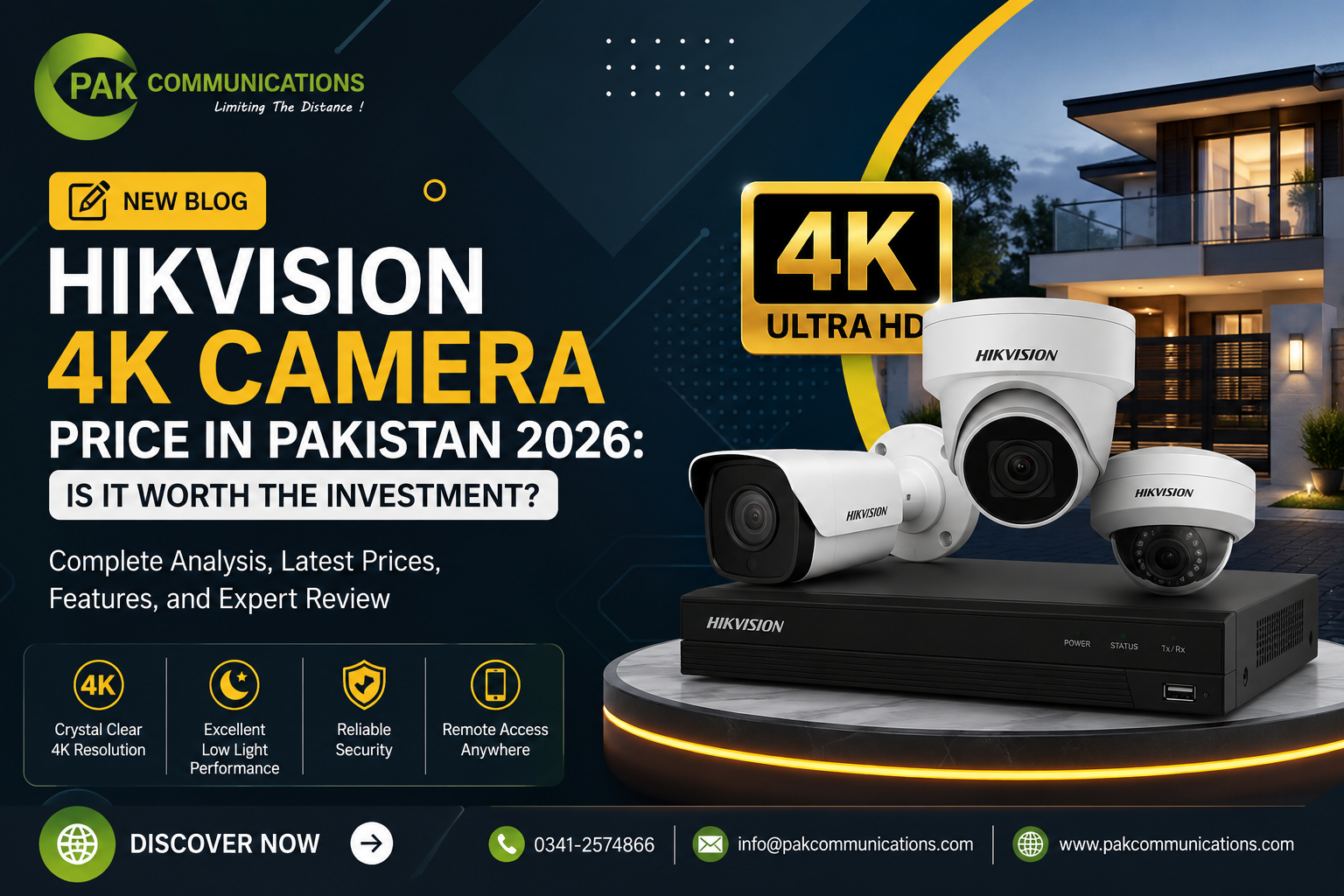 Hikvision 4K Camera Price in Pakistan 2026 Is It Worth the Investment