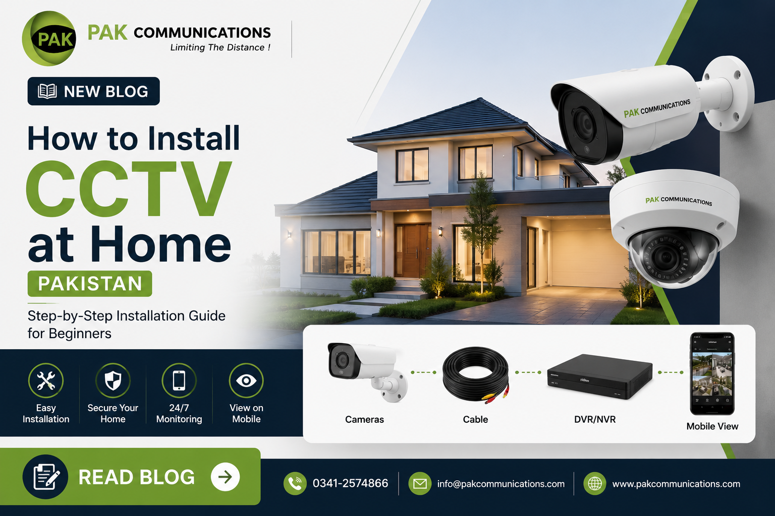 How to Install Dahua CCTV at Home Pakistan Complete Step by Step Guide 2026