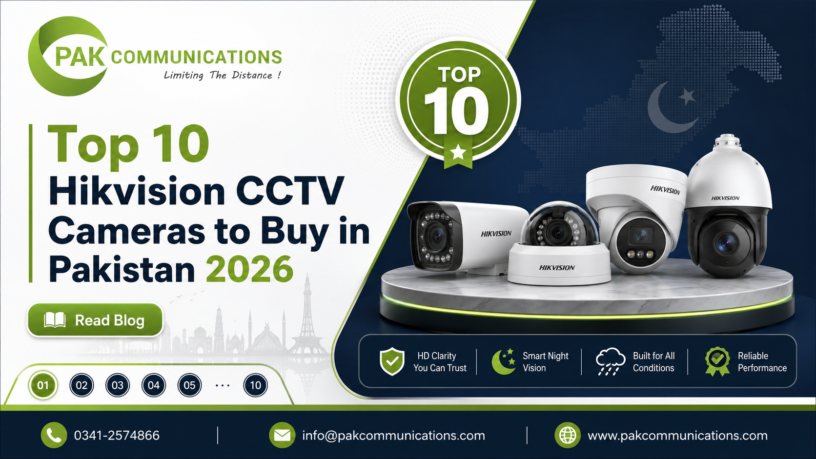 Top 10 Hikvision CCTV Cameras to Buy in Pakistan 2026