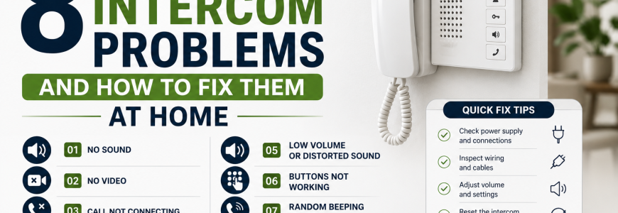 8 Common Intercom Problems and How to Fix Them at Home