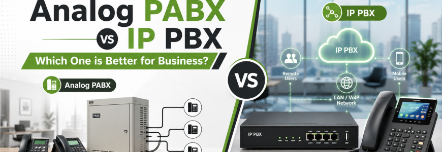 Analog PABX vs IP PBX Which One is Better for Business