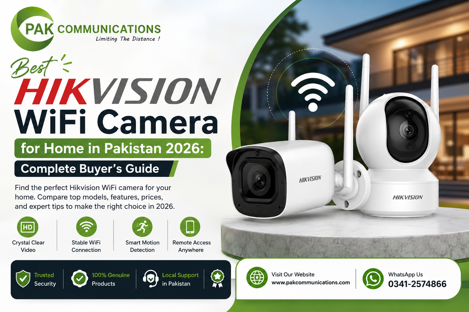 Best Hikvision WiFi Camera for Home in Pakistan 2026 Complete Buyer's Guide