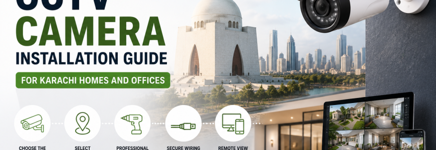 CCTV Camera Installation Guide for Karachi Homes and Offices