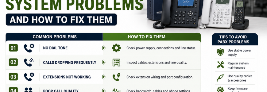 Common PABX System Problems and How to Fix Them