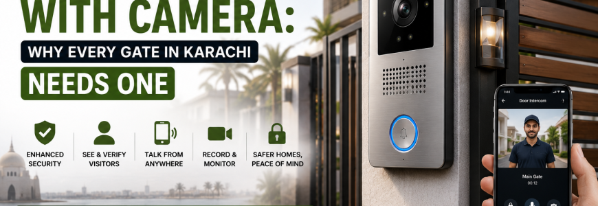 Door Intercom with Camera Why Every Gate in Karachi Needs One