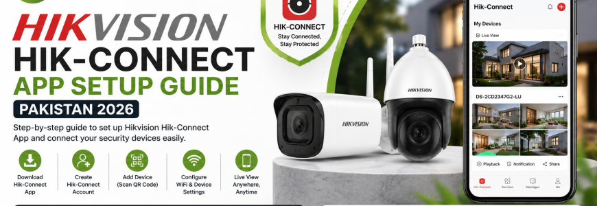 Hikvision Hik-Connect App Setup Guide Pakistan 2026