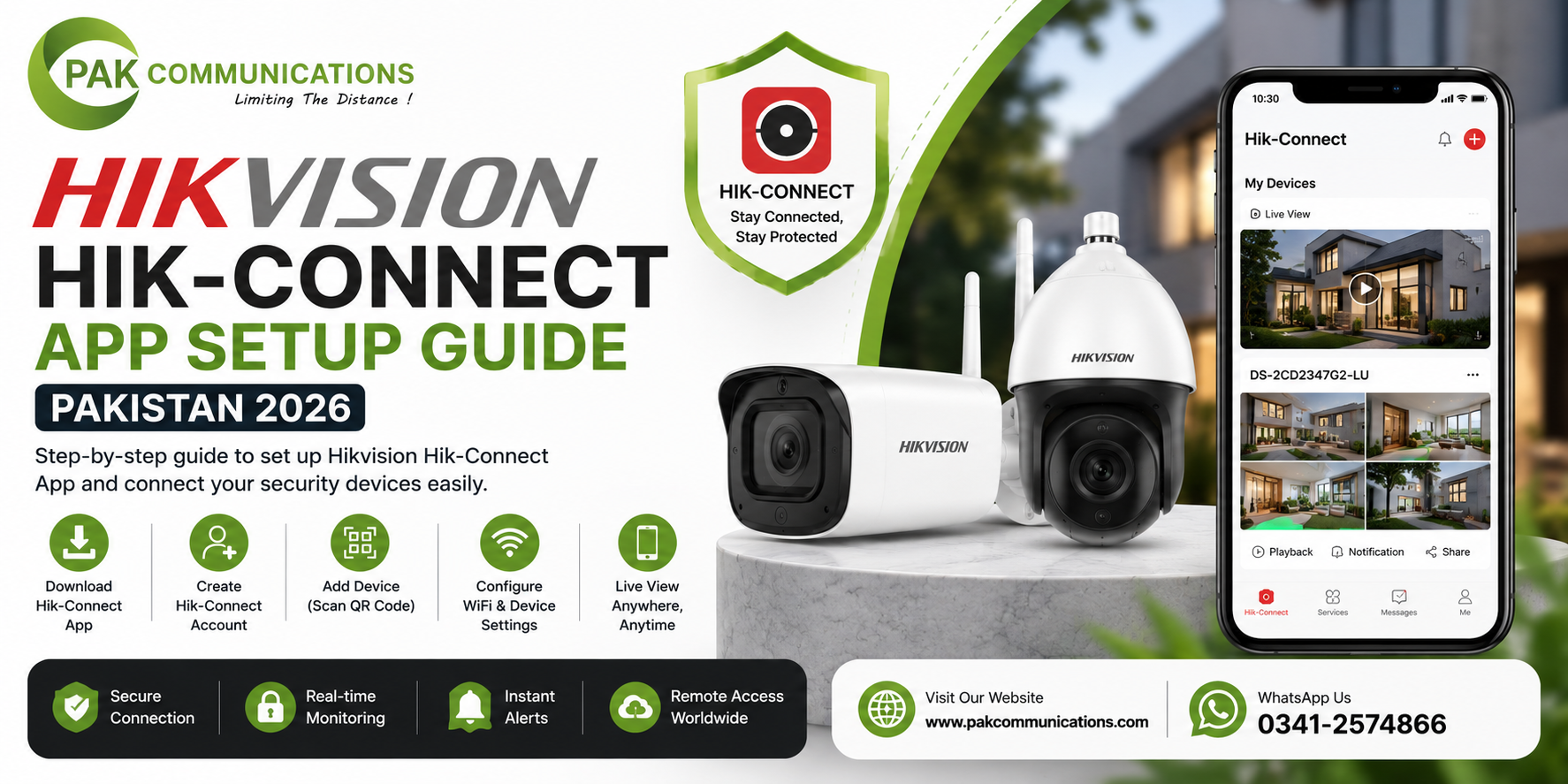 Hikvision Hik-Connect App Setup Guide Pakistan 2026