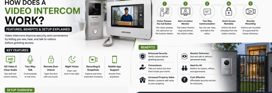 How Does a Video Intercom Work Features, Benefits & Setup Explained