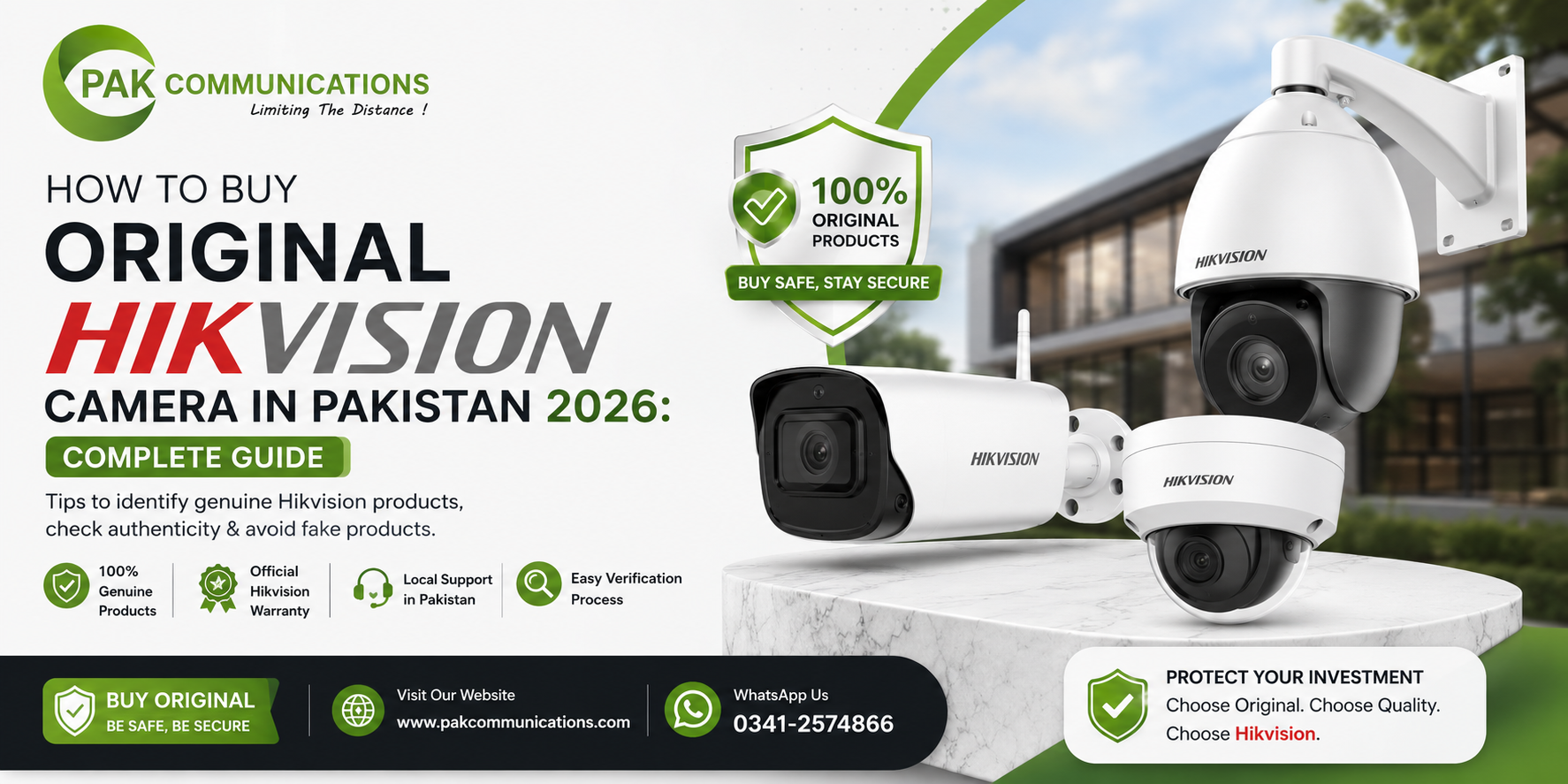 How to Buy Original Hikvision Camera in Pakistan 2026: Complete Guide