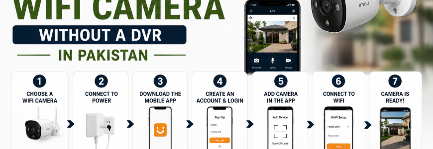 How to Set Up a WiFi Camera Without a DVR in Pakistan