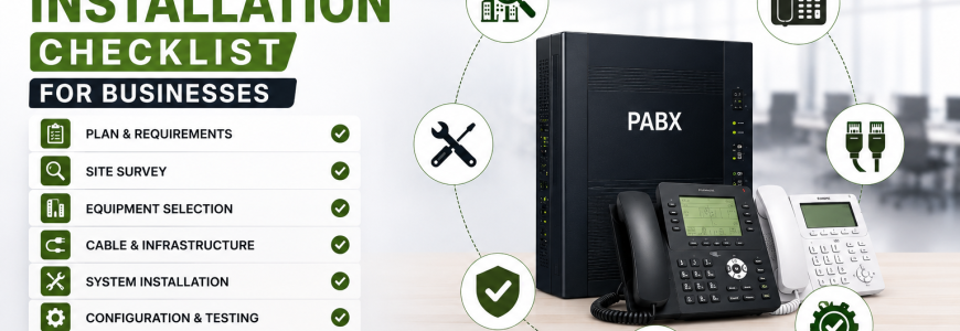 PABX system installation checklist for businesses